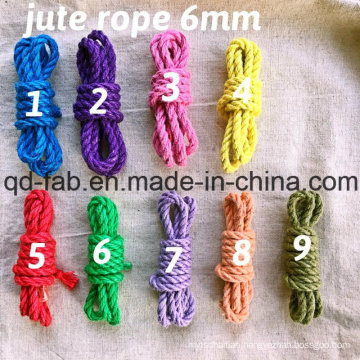 Jute Dyed Rope for Artwork Making (JDR-6mm)